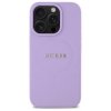 Guess GUHMP16LPSAHMCU iPhone 16 Pro 6.3 fioletowy/purple hardcase Saffiano MagSafe